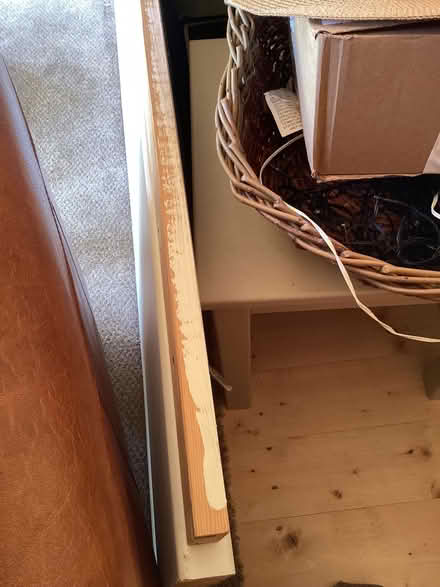 Photo of free White Worktop and chrome legs to create desk or workbench (Gorleston NR31) #4