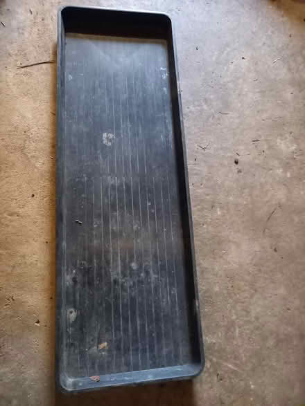 Photo of free Large Black plastic tray (NR28) #1