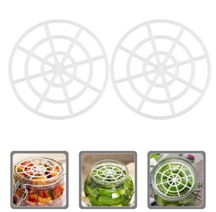 Photo of Mason jar presses / grids (Harrow HA1) #1