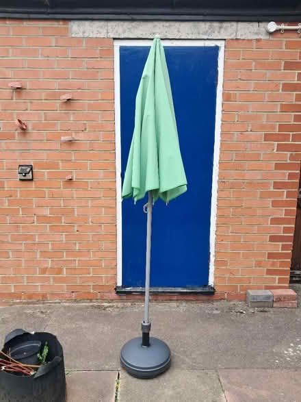 Photo of free Garden parasol and base (Acklam TS5) #2