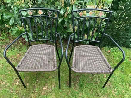 Photo of free Two garden chairs (West Molesey.) #1