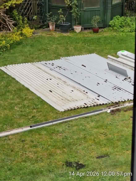 Photo of free Corrugated iron sheets (CW3 9AN) #1