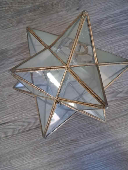 Photo of free Glass star shaped lightshade (Sprowston NR7) #1