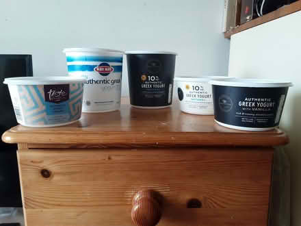 Photo of free Yoghurt pots + lids (Vauxhall SW8) #1