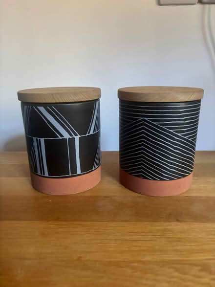 Photo of free Next ceramic jars x2 (Walkley S6) #1