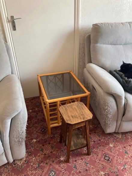 Photo of free 2 Armchairs with built in footrests (Epping CM16) #3