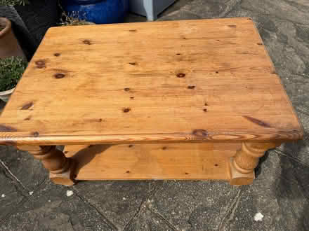 Photo of free Solid Pine coffee table (Aldrington BN3) #1