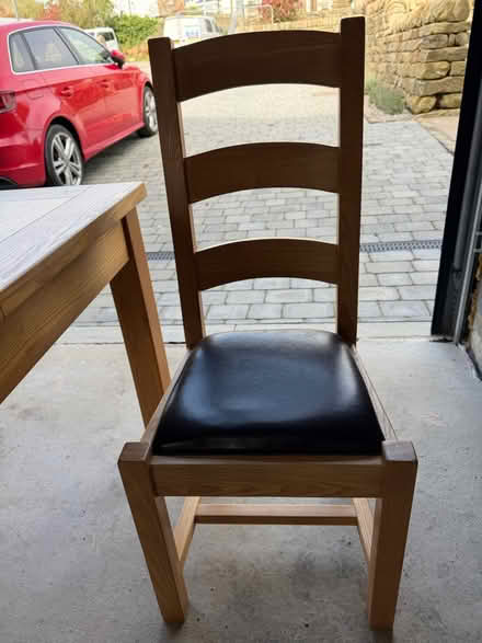 Photo of free Kitchen/dining table + 2 chairs (Glusburn) #4