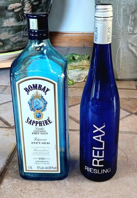 Photo of free Blue bottles for bottle trees (Clinton Corners) #1