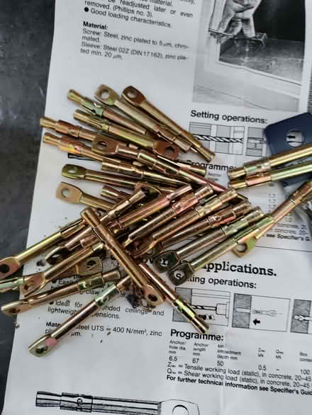 Photo of free Metal frame anchors (California DE22) #3