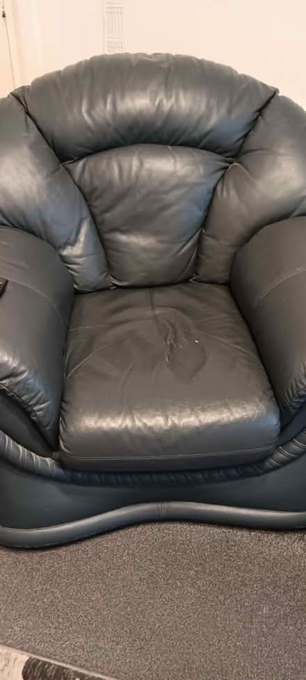 Photo of free 2 Leather Armchairs (yardley birmingham B27) #1