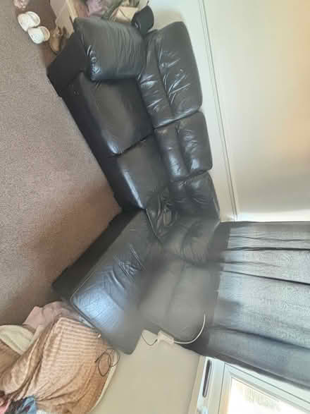 Photo of free Leather Sofa (Smith's Wood B36) #1