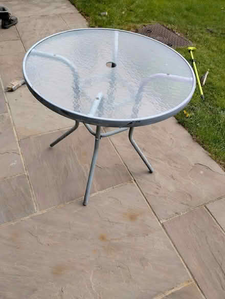 Photo of free Circular Glass Table (Chester le Street DH2) #1