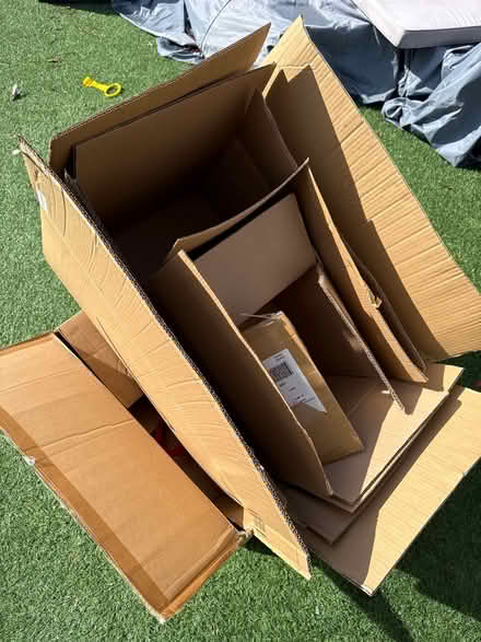 Photo of free Large medium cardboard boxes (TW12, Hampton) #1