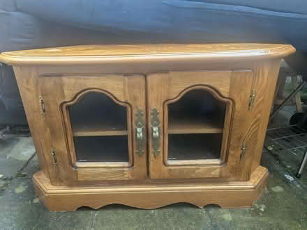 Photo of free Wooden corner cabinet (Penrith CA11) #1