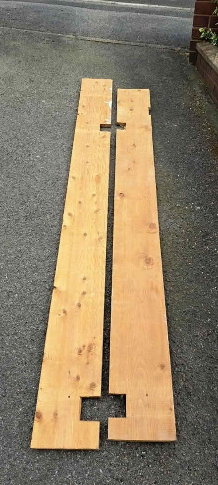 Photo of free 2 x wood planks (Darton S75) #1
