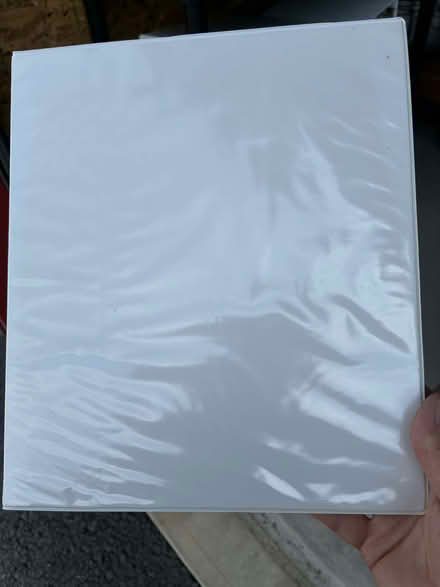 Photo of free White vinyl binders (Cascade, MD) #2