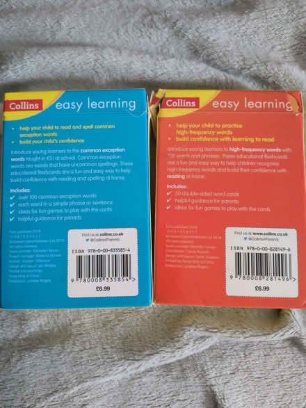 Photo of free Collins Easy Learning Flashcards (English) (Maidstone ME15) #3