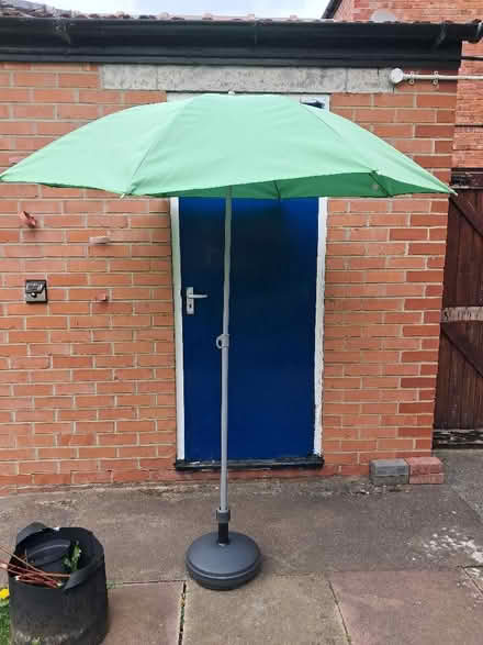 Photo of free Garden parasol and base (Acklam TS5) #1