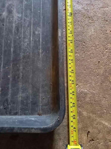 Photo of free Large Black plastic tray (NR28) #2