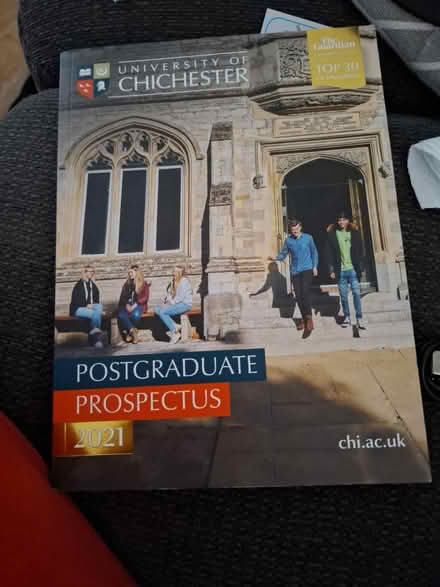 Photo of free Chichester prospectus (Hanworth TW13) #1