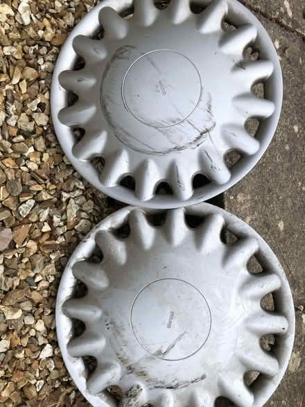 Photo of free Two plastic Saab hub caps (Knowle Cross DT8) #3