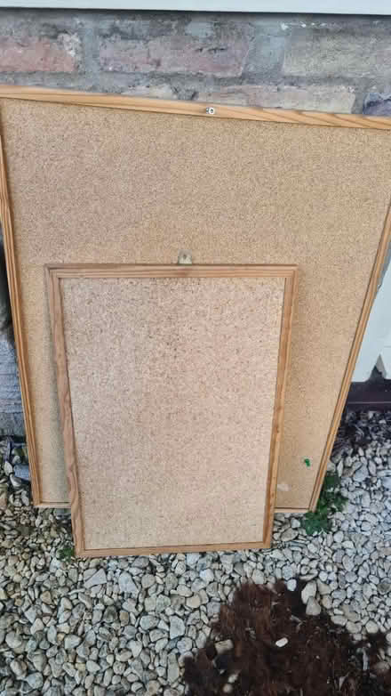 Photo of free 2 cork pin boards (Stonehouse GL10) #1