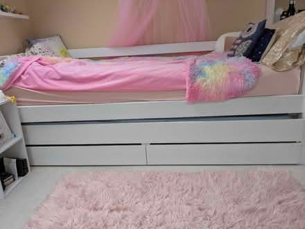 Photo of free Kids trundle bed and mattress (Sands End SW6) #3