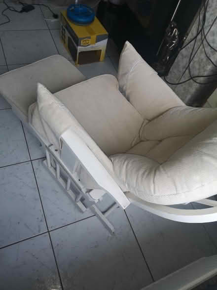 Photo of free Cream rocking chair & stool (Moreton CH46) #3
