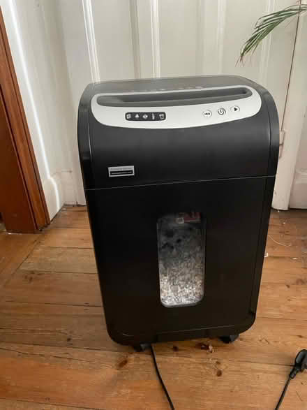 Photo of free Big shredder - button stuck (Chiswick W4) #1
