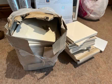 Photo of free Cream tiles (Dunstable LU6) #1
