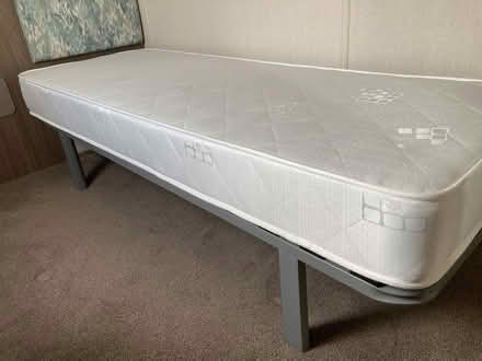 Photo of free Caravan single bed (Shipton Green PO20) #1