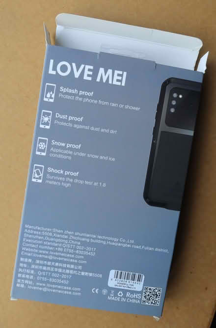 Photo of free LOVE MEI Tempered Glass Screen Protector Case / Samsung A41 (Clayhill TN31) #4