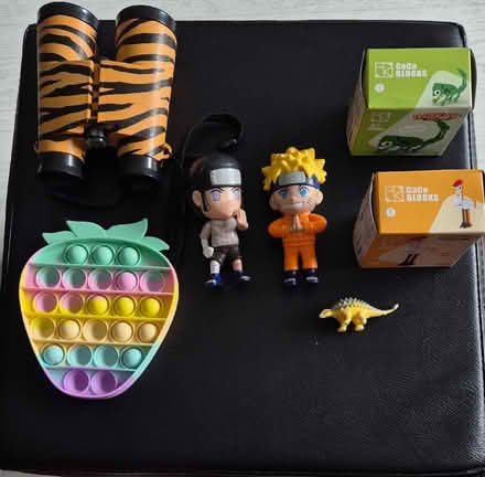 Photo of free Kids Toy Bundle: Binoculars, Pop-It, Naruto Figures & Dino T (South Norwood SE25) #2