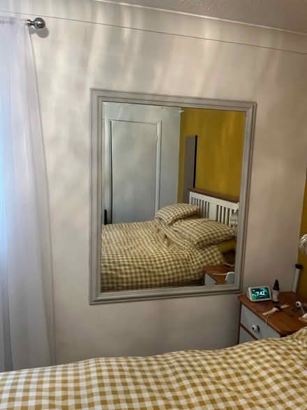 Photo of free Large gray mirror (Cm120tb) #2