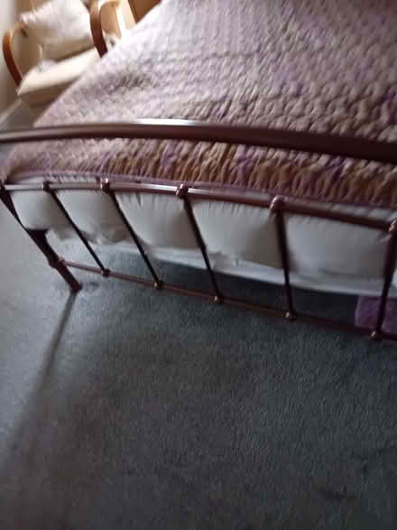Photo of free Bronze metal bed frame (Whittington SY11) #3