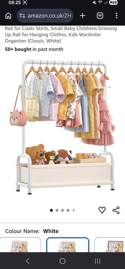 Photo of Childs clothing rail (CB25) #1