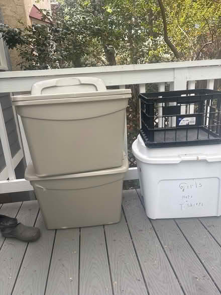 Photo of free Storage containers (N Cleveland Park) #1