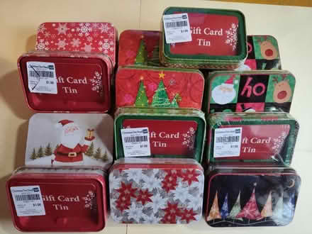 Photo of free 13 Metal Gift Card Tins - Christmas (Saugus) #1
