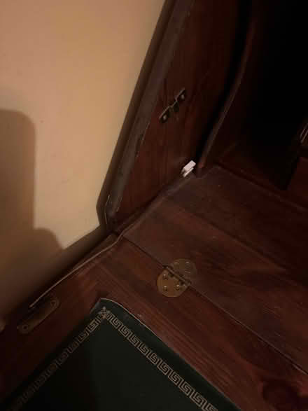 Photo of free Modern solid pine bureau bookcase (Hittisleigh Devon) #4