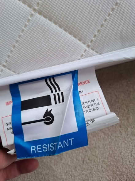 Photo of free Toddle cot size mattress (Seaside BN23) #2