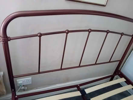 Photo of free Bronze metal bed frame (Whittington SY11) #4