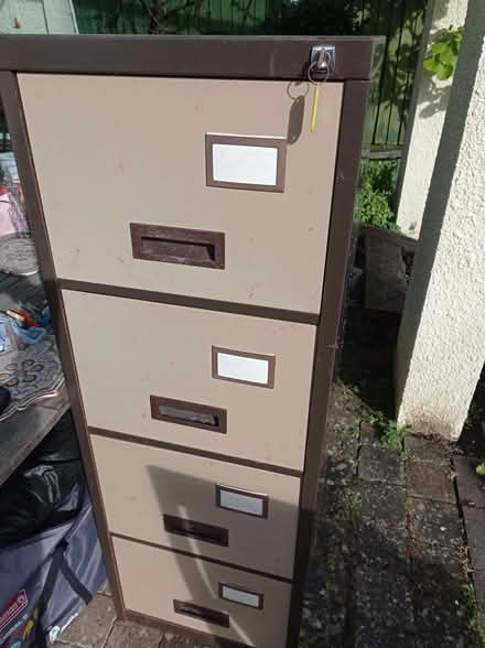 Photo of free Filing cabinet 4 drawer lockable (Henleaze BS9) #1