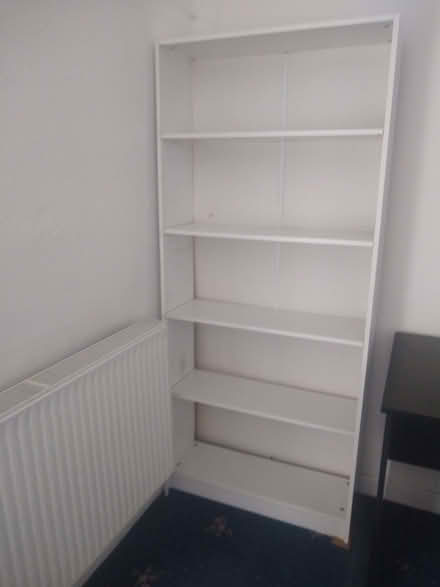 Photo of free White Bookcase (Brinscall PR6) #1