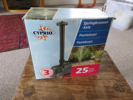 Photo of free pond pump/fountain (Hook-a-Gate SY3) #1