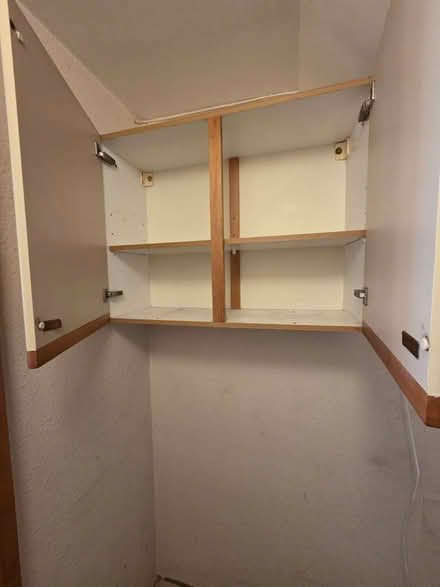 Photo of free Old kitchen cupboards - for shed/garage or temp kitchen (Fleetville AL1) #3