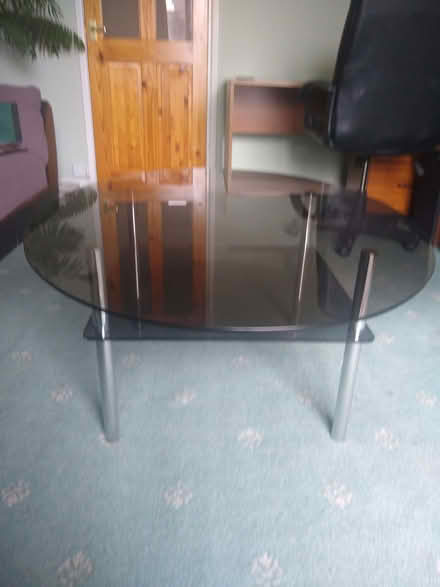 Photo of free Glass coffee table (Brinscall PR6) #1