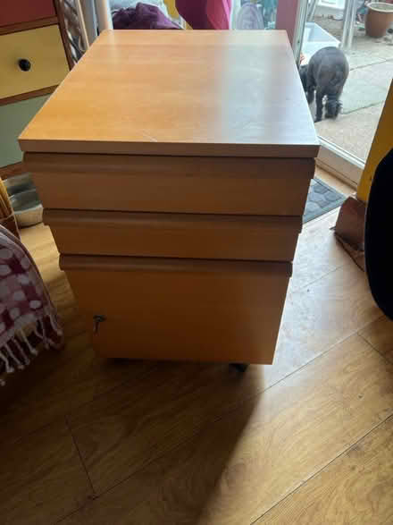 Photo of free 2 wooden filing cabinets (Ct12 6dp) #1