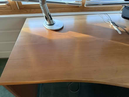 Photo of free Danish modern cherrywood desk/file (Winchester) #3