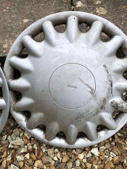 Photo of free Two plastic Saab hub caps (Knowle Cross DT8) #2